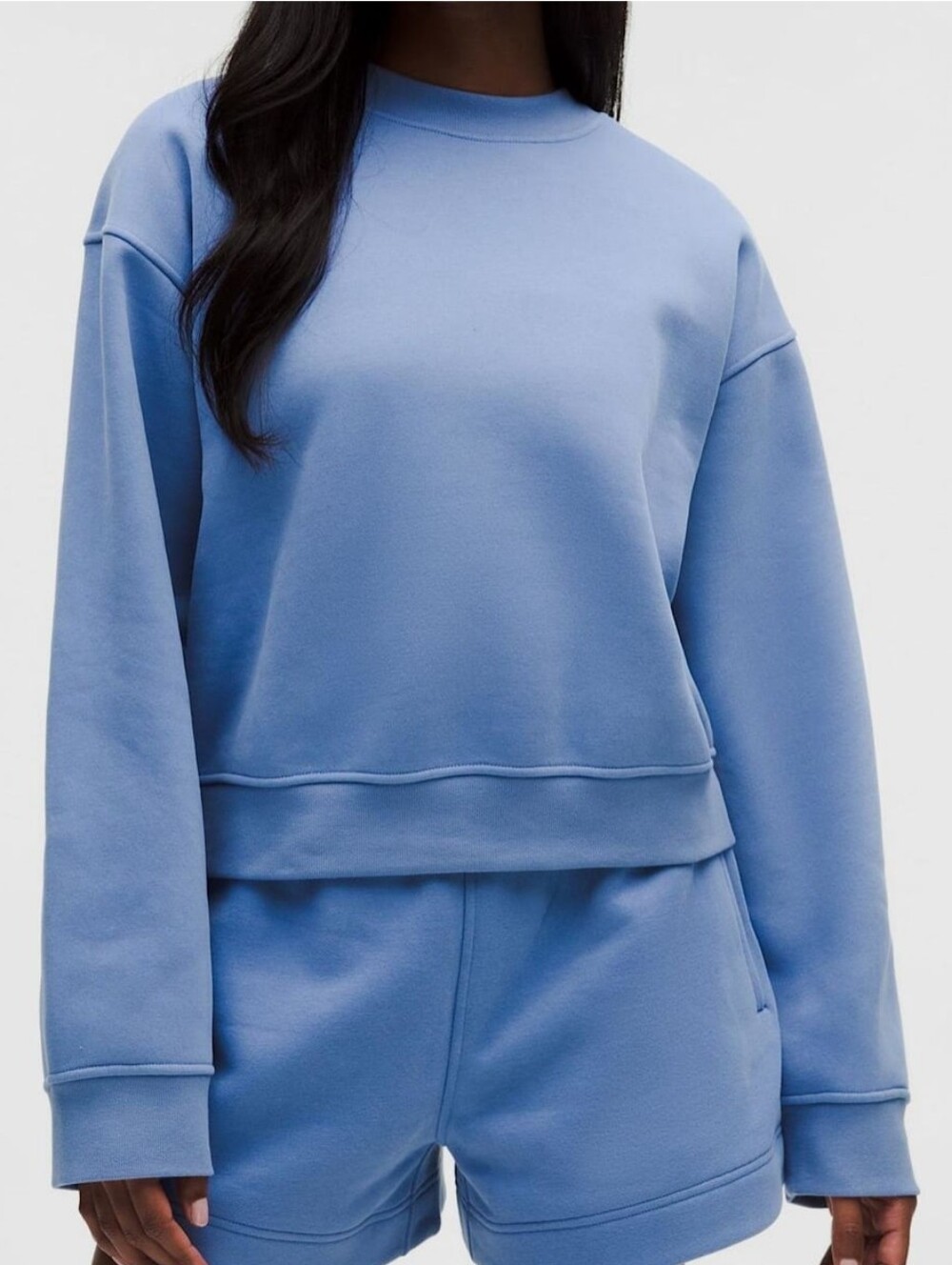 Lululemon Steady State Crew Blue GUC